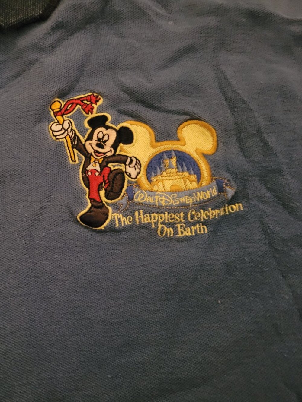 Walt Disney World “The Happiest Celebration On Earth” Polo Shirt